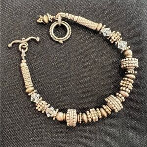 🩶🩶Custom silver beaded bracelet🩶🩶
